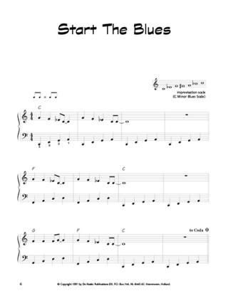 The Blues Volume 1 - Easy Piano Series - Michiel Merkies - Partition